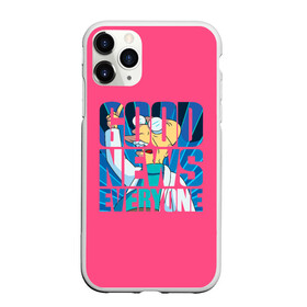 Чехол для iPhone 11 Pro матовый Good news everyone: в Ухте, Силикон |  | bender | futurama | planet express | бендер | зоидберг | зойдберг | мульт | мультфильм | планетный экспресс | туранга лила | филипп джэй фрай | футурама
