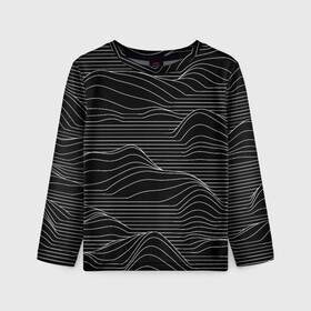 Детский лонгслив 3D ЛИНИИ И НИЧЕГО БОЛЬШЕ: в Ухте, 100% полиэстер | длинные рукава, круглый вырез горловины, полуприлегающий силуэт
 | lines | texture | абстракция. | горы | линии | полосы | сюрреализм | текстура | черно белое