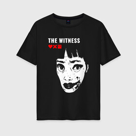 Женская футболка хлопок Oversize с принтом Love, Death and Robots | The Witness (Z) в Ухте, 100% хлопок | свободный крой, круглый ворот, спущенный рукав, длина до линии бедер
 | death | love | love death robots | netflix | robots | vedeathrobots | xbot 4000 | любовь | нетфликс | роботы | сериал | сериалы