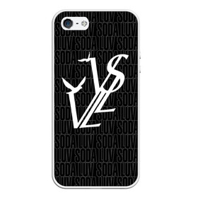Чехол для iPhone 5/5S матовый с принтом Репер - SODA LUV в Ухте, Силикон | Область печати: задняя сторона чехла, без боковых панелей | rap | rapper | soda luv | st. petersburg | vladislav terentyuk | владислав терентюк | репер | рэп | рэп исполнитель | санкт петербург
