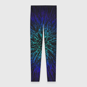 Леггинсы 3D с принтом Бесконечность Абстракция в Ухте, 80% полиэстер, 20% эластан | Эластичный пояс, зауженные к низу, низкая посадка | neon | абстракция | геометрия | космос | линии | неон | узор