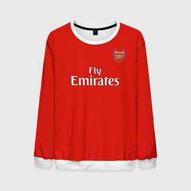 Мужской свитшот 3D с принтом Г Мхитарян футболка Арсенал в Ухте, 100% полиэстер с мягким внутренним слоем | круглый вырез горловины, мягкая резинка на манжетах и поясе, свободная посадка по фигуре | arsenal | arsenal fc | henrikh mkhitaryan | mkhitaryan | vdzabma | арсенал | генрих мхитарян | мхитарян | фк арсенал