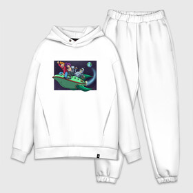 Мужской костюм хлопок OVERSIZE Команда Planet exspress: в Ухте, | | bender | futurama | planet express | бендер | мульт | мультфильм | планетный экспресс | туранга лила | филипп джэй фрай | футурама