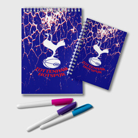 Блокнот с принтом tottenham. в Ухте, 100% бумага | 48 листов, плотность листов — 60 г/м2, плотность картонной обложки — 250 г/м2. Листы скреплены удобной пружинной спиралью. Цвет линий — светло-серый
 | doelpunten | gareth bale | goals | harry kane | jose mourinho | kane | premier league | spurs | tottenham | tottenham hotspur | ziggo | ziggo sport | спорт | футбол