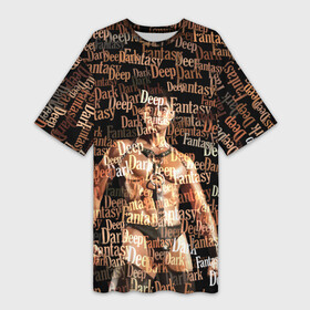 Платье-футболка 3D Deep Dark Fantasy: в Ухте,  |  | gachi | van darkholme | ван даркхолм | гачи | гачимучи | паттерн