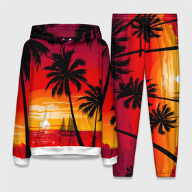 Женский костюм 3D (с толстовкой) Гавайский закат: в Ухте,  |  | гавайи | закат | корабль | лето | море | отдых | пальмы | пейзаж | песок | пляж | природа | тропики