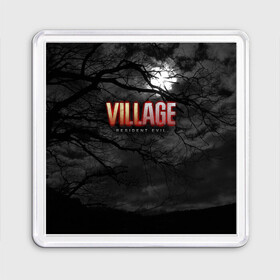 Магнит 55*55 с принтом Resident Evil: Village $$$ в Ухте, Пластик | Размер: 65*65 мм; Размер печати: 55*55 мм | Тематика изображения на принте: alsina dimitrieska | darkness | game | inscription resident evil: village | moon | print resident evil: village | village | альсина димитриеска | деревня | игра | луна | надпись resident evil: village | принт resident evil: village | тьма