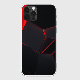 Чехол для iPhone 12 Pro с принтом Красные плиты 3D в Ухте, силикон | область печати: задняя сторона чехла, без боковых панелей | абстракция | илюстрация | искуство | культура | минимализм | текстура