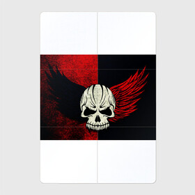 Магнитный плакат 2Х3 Крылатый череп 3D: в Ухте, Полимерный материал с магнитным слоем | 6 деталей размером 9*9 см | абстракция | илюстрация | искуство | кости | крылья | культура | минимализм | текстура | череп