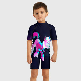 Детский купальный костюм 3D Пони в космосе: в Ухте, Полиэстер 85%, Спандекс 15% | застежка на молнии на спине | my little pony | дружба это чудо | единорог | единороги | космонавт | космос | май литл пони | мульт | мультфильм