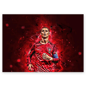 Поздравительная открытка с принтом Cristiano Ronaldo (Portugal) в Ухте, 100% бумага | плотность бумаги 280 г/м2, матовая, на обратной стороне линовка и место для марки
 | Тематика изображения на принте: 7 | cr | cr7 | cristiano | fc | fifa | footbal | juventus | madrid | portugal | real | ronaldo | soccer | криштиану | лига | мяч | мячик | поле | португалия | роналду | спорт | форма | футбол | футболист | футбольная | футбольный | чемпион |