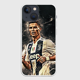 Чехол для iPhone 13 mini с принтом Криштиану Роналду (Ювентус) в Ухте,  |  | 7 | cr | cr7 | cristiano | fc | fifa | footbal | juventus | madrid | portugal | real | ronaldo | soccer | криштиану | лига | мяч | мячик | поле | португалия | роналду | спорт | форма | футбол | футболист | футбольная | футбольный | чемпион |