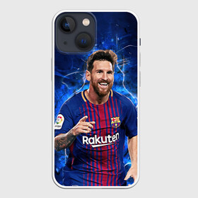 Чехол для iPhone 13 mini с принтом Лионель Месси | Барселона | 10 в Ухте,  |  | 10 | argentina | barcelona | fc | fifa | footbal | leo | lionel | messi | soccer | аргентина | барселона | лео | лига | лионель | месси | мяч | мячик | поле | спорт | форма | футбол | футболист | футбольная | футбольный | чемпион