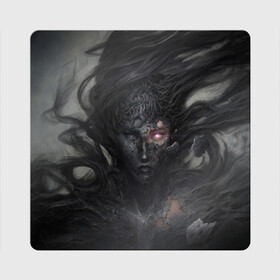 Магнит виниловый Квадрат с принтом Возрождение в Ухте, полимерный материал с магнитным слоем | размер 9*9 см, закругленные углы | Тематика изображения на принте: возрождение | воин | девушка | дьяволы | каменная | тьма