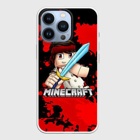 Чехол для iPhone 13 Pro Стив с мечом Minecraft: в Ухте,  |  | minecraft | алекс | белый | блоки | ведьма | взрывчатка | визера | волк | гаст | добывать | дракон | зеленый куб | зомби | игра | крафт | крипер | кубики | лошадка | майн | майнкрафт | манкрафт | овечка | оцелот