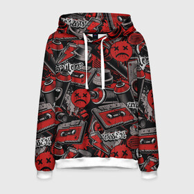 Мужская толстовка 3D с принтом Hip hop Urban style в Ухте, 100% полиэстер | двухслойный капюшон со шнурком для регулировки, мягкие манжеты на рукавах и по низу толстовки, спереди карман-кенгуру с мягким внутренним слоем. | freedom | graffiti | hip hop | rap | street | style | urban | граффити | кеды | улица | урбан | хип хоп