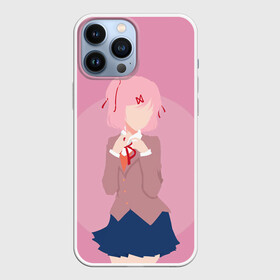 Чехол для iPhone 13 Pro Max с принтом Natsuki Art в Ухте,  |  | anime | game | games | monika | natsuki | sayori | yuri | аниме | визуальный роман | доки доки | игра | игры | литературный клуб | моника | нацуки | саёри | юри
