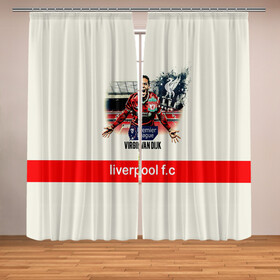 Фотошторы с принтом Вирджил ван Дейк YNWA в Ухте, Блэкаут (светозащита 90%) / Габардин (светозащита 40% | 2 полотна шириной по 145 см; Высота 200-300 см; Крепление: шторная лента (на крючки); | virgil van dijk | ynwa | you’ll never walk alone | вирджил ван дейк | защитник | ливер | ливерпуль | ты никогда не будешь один | футбол