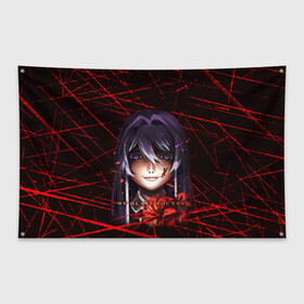 Флаг-баннер Doki Doki Literature Club Юри: в Ухте, 100% полиэстер | размер 67 х 109 см, плотность ткани — 95 г/м2; по краям флага есть четыре люверса для крепления | anime | doki doki literature club | monika | natsuki | sayori | yuri | аниме | доки доки | доки доки литературный клуб | моника | нацуки | саёри | юри