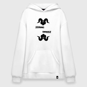 Худи SuperOversize хлопок с принтом Boss the binding of isaac в Ухте, 70% хлопок, 30% полиэстер, мягкий начес внутри | карман-кенгуру, эластичная резинка на манжетах и по нижней кромке, двухслойный капюшон
 | binding | boss | isaac | mega satan | босс | исаак | мега сатана