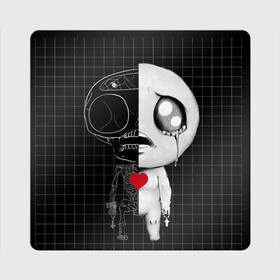 Магнит виниловый Квадрат с принтом Isaac The Binding of Isaac в Ухте, полимерный материал с магнитным слоем | размер 9*9 см, закругленные углы | afterbirth | afterbirth+ | isaac | rebirth | repentance | tboi | the binding of isaac | айзек | репетанс | тбои