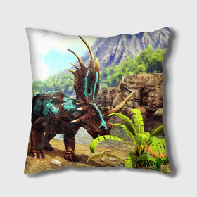 Подушка 3D с принтом Ark Survival АРК СУРВИВАЛ (+спина) (Z) в Ухте, наволочка – 100% полиэстер, наполнитель – холлофайбер (легкий наполнитель, не вызывает аллергию). | состоит из подушки и наволочки. Наволочка на молнии, легко снимается для стирки | ark | ark survival evolved | dino | fittest | game | survival | survival of the fittest | unreal engine | арк сурвивал | выживание | динозавр | игры | симулятором выживания | сюрвивал | тродон | ютараптор