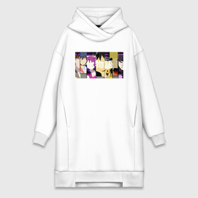 Платье-худи хлопок с принтом Истории монстров в Ухте,  |  | bakemonogatari | hitagi | monogatari | senjougahara | истории монстров | сэндзёгахара | хитаги | цикл историй