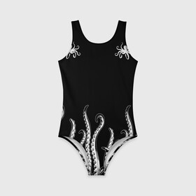 Детский купальник 3D с принтом Octopus Щупальца в Ухте, Полиэстер 85%, Спандекс 15% | Слитный крой, подклад по переду изделия, узкие бретели | Тематика изображения на принте: animal | beast | kraken | ocean | octopus | sea | ship | water | вода | животные | звери | корабль | кракен | море | океан | осьминог | рыбы | щупальца