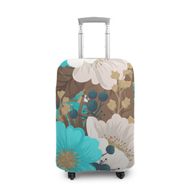 Чехол для чемодана 3D с принтом Красивые цвеТы в Ухте, 86% полиэфир, 14% спандекс | двустороннее нанесение принта, прорези для ручек и колес | абстракция | арт | красивое | лучшее | тренды | цветы
