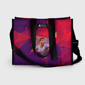 Сумка-шоппер 3D с принтом Луис Суарес в Ухте, 100% полиэстер | застегивается на металлическую кнопку; внутренний карман застегивается на молнию. Стенки укреплены специальным мягким материалом, чтобы защитить содержимое от несильных ударов
 | атлетико | луис суарес | мадрид | популярные | футбол | футболист