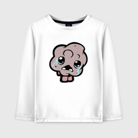 Детский лонгслив хлопок cry isaac: в Ухте, 100% хлопок | круглый вырез горловины, полуприлегающий силуэт, длина до линии бедер | character | cry | eyes | face | game | head | isaac | logo | sadness | tears | the binding of isaac | айзек | глаза | голова | грусть | жертвоприношение исаака | игра | лицо | лого | персонаж | плачь | слезы