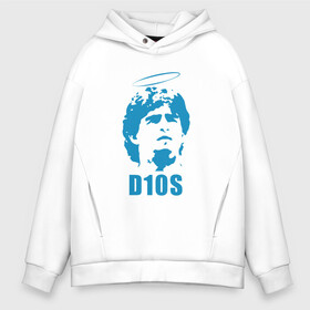 Мужское худи Oversize хлопок с принтом Dios Maradona в Ухте, френч-терри — 70% хлопок, 30% полиэстер. Мягкий теплый начес внутри —100% хлопок | боковые карманы, эластичные манжеты и нижняя кромка, капюшон на магнитной кнопке | Тематика изображения на принте: argentina | maradona | messi | sport | аргентина | гол | диего | марадона | месси | мяч | рука бога | спорт | футбол | чемпион