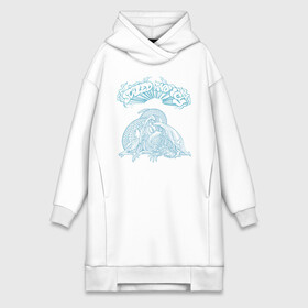 Платье-худи хлопок с принтом Scaled And Icy в Ухте,  |  | scaled and icy | top | trash | twenty one pilots | дракон | надпись