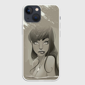 Чехол для iPhone 13 mini с принтом Красивая русалка | Beautiful mermaid в Ухте,  |  | beautiful mermaid | mermaid | naiad | nymph | rusalka | ведява | водяница | восточнославянская мифология | дух | лесовица | мифология | морская дева | нимфа | русал | русалии | русалка | русалочка | ундина | фараонка