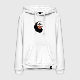 Мужская толстовка хлопок Брюс Ли и Инь Ян: в Ухте, френч-терри, мягкий теплый начес внутри (100% хлопок) | карман-кенгуру, эластичные манжеты и нижняя кромка, капюшон с подкладом и шнурком | брюс ли | брюс ли и инь ян | инь и ян | кунг фу | нунчаки