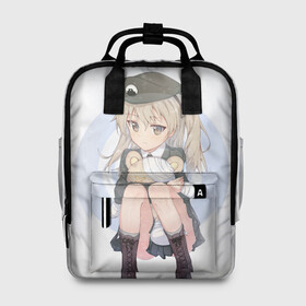 Женский рюкзак 3D с принтом Girls und Panzer в Ухте, 100% полиэстер | лямки с регулируемой длиной, сверху ручки, чтобы рюкзак нести как сумку. Основное отделение закрывается на молнию, как и внешний карман. Внутри два дополнительных кармана, один из которых закрывается на молнию. По бокам два дополнительных кармашка, куда поместится маленькая бутылочка
 | Тематика изображения на принте: darjeeling | girls und panzer | girls und panzer правда | дарджилинг | девочки и танки | девушки и танки | катюша | нисидзуми михо | правда | танки