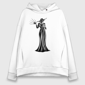 Женское худи Oversize хлопок Alcina Dimitrescu: в Ухте, френч-терри — 70% хлопок, 30% полиэстер. Мягкий теплый начес внутри —100% хлопок | боковые карманы, эластичные манжеты и нижняя кромка, капюшон на магнитной кнопке | biohazard | lady dumitrescu | re 8 | re village | resident evil | stars | umbrella | vampire | vii | village | амбрелла | вампир | диметреску | димитреску | зомби | корпорация амбрелла | обитель зла | обитель зла деревня | резидент | резиден