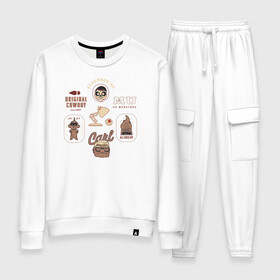 Женский костюм хлопок Mix Pixar: в Ухте, 100% хлопок | на свитшоте круглая горловина, мягкая резинка по низу. Брюки заужены к низу, на них два вида карманов: два