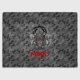 Плед 3D с принтом Metro Stalker в Ухте, 100% полиэстер | закругленные углы, все края обработаны. Ткань не мнется и не растягивается | 2033 | exodus | metro | metro 2033 | metro exodus | stalker | апокалипсис | диггер | дигеры | метро | разрушка | эпидемия