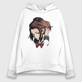 Женское худи Oversize хлопок с принтом Сатоми в Ухте, френч-терри — 70% хлопок, 30% полиэстер. Мягкий теплый начес внутри —100% хлопок | боковые карманы, эластичные манжеты и нижняя кромка, капюшон на магнитной кнопке | anime | izumi | kana | kiseijuu | parasyte | parasyte the maxim | reiko | satomi | аниме | десница | идзуми | кана. | миги | мурано | паразит | паразиты | правик | рейко | сатоми | шин