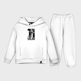 Детский костюм хлопок Oversize с принтом САЛАХ номер 11 в Ухте,  |  | Тематика изображения на принте: basel | champion | chelsea | fifa | lfc | liverpool | mo salah | mohamed salah | mokawloon | roma | soccer | uefa | базель | египет | ливерпуль | лига чемпионов | лфк | мокавлун | мохаммед салах | рома | уефа | фифа | футбол