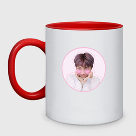 Кружка двухцветная с принтом Sweet Namjoon в Ухте, керамика | объем — 330 мл, диаметр — 80 мм. Цветная ручка и кайма сверху, в некоторых цветах — вся внутренняя часть | Тематика изображения на принте: bts | pop | битиэс | бтс | ви | джей хоуп | джонгук | корейцы | музыка | поп | попса | рм | чимин | чин сюги