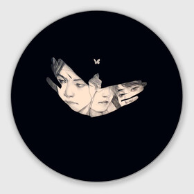 Коврик для мышки круглый BTS Butterfly: в Ухте, резина и полиэстер | круглая форма, изображение наносится на всю лицевую часть | bts | pop | битиэс | бтс | ви | джей хоуп | джонгук | корейцы | музыка | поп | попса | рм | чимин | чин сюги