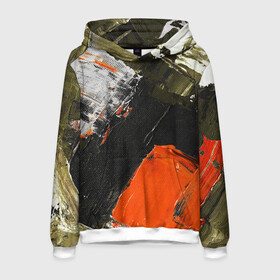 Мужская толстовка 3D Современное искусство: в Ухте, 100% полиэстер | двухслойный капюшон со шнурком для регулировки, мягкие манжеты на рукавах и по низу толстовки, спереди карман-кенгуру с мягким внутренним слоем. | абстракция | арт | искусство | модерн | холст