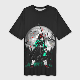 Платье-футболка 3D Moon Slayer: в Ухте,  |  | kimetsu | moon | no | yaiba | ветра | воды | гёмей | гию | демонов | звука | зеницу | змеи | иноске | камня | кёджиро | клинок | луна | любви | мицури | мудзан | музан | муичиро | насекомого | незуко | обанай | пламени