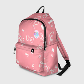 Рюкзак 3D с принтом Doki Doki Literature Club в Ухте, 100% полиэстер | лямки с регулируемой длиной, сверху петелька, чтобы рюкзак можно было повесить на вешалку. Основное отделение закрывается на молнию, как и внешний карман. Внутри два дополнительных кармана, один из которых закрывается на молнию. По бокам два дополнительных кармашка | Тематика изображения на принте: club | doki doki | literature | novel | доки доки | клуб | литературный | роман
