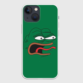 Чехол для iPhone 13 mini с принтом Pepe skin в Ухте,  |  | kekw | mem | pepe | smile | smiles | twitch | мемы | пепе | рофлан | смайл | смайлы | твитч