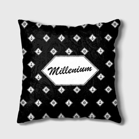 Подушка 3D с принтом Millenium в Ухте, наволочка – 100% полиэстер, наполнитель – холлофайбер (легкий наполнитель, не вызывает аллергию). | состоит из подушки и наволочки. Наволочка на молнии, легко снимается для стирки | boat | sailor | sea | капитан | лодка | морская | моряк | штурвал | якорь | яхта