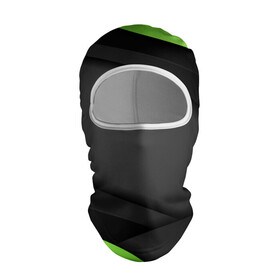 Балаклава 3D с принтом Green Black в Ухте, 100% полиэстер, ткань с особыми свойствами — Activecool | плотность 150–180 г/м2; хорошо тянется, но при этом сохраняет форму. Закрывает шею, вокруг отверстия для глаз кайма. Единый размер | 3d | 3д | sport | абстракция | линии | паттерн | соты | спортивный стиль | текстуры
