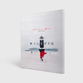 Холст квадратный с принтом Niletto monk в Ухте, 100% ПВХ |  | nileto | niletto | nilleto | данил прытков | музыка | нилето | нилетто | ниллето | поп